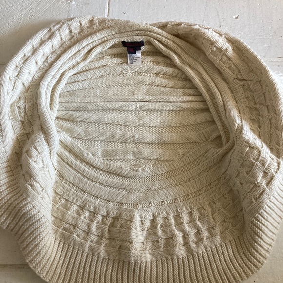 Simon Chang wool Irish knit open cardigan sweater size small - Picture 2 of 3